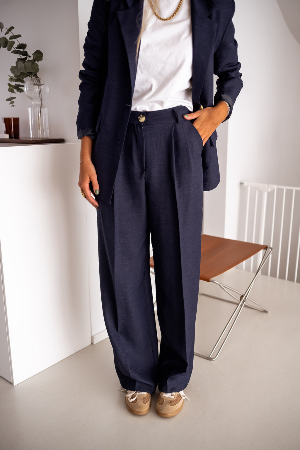 Blue Thaly Pants