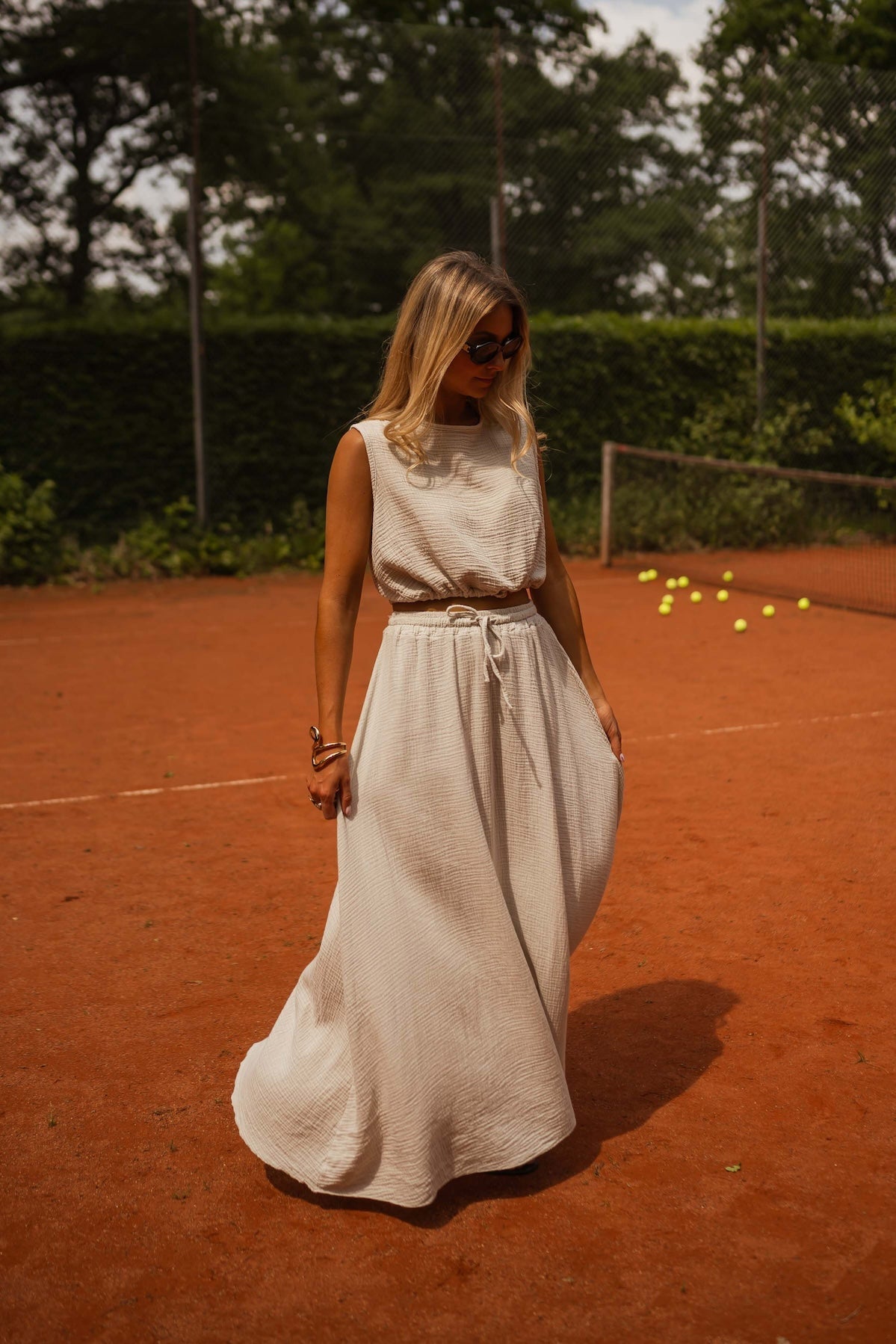 Beige Alyssa Skirt