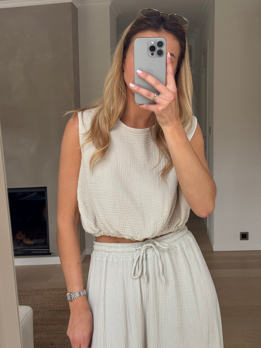 Beige Salma Top