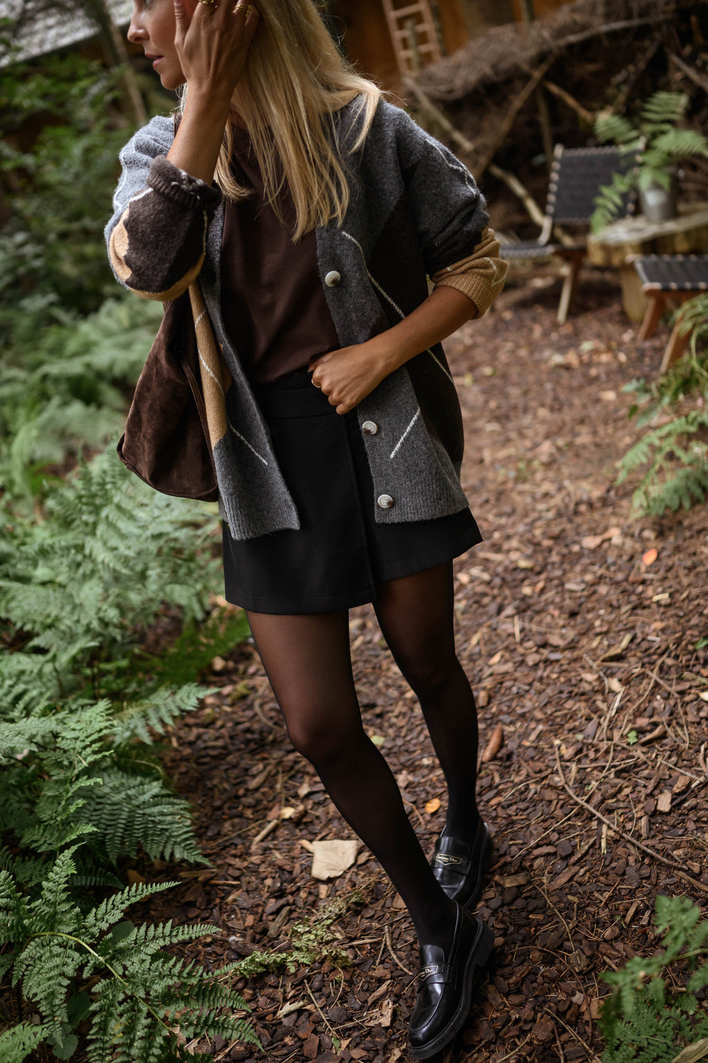 Black Alonsa Skort