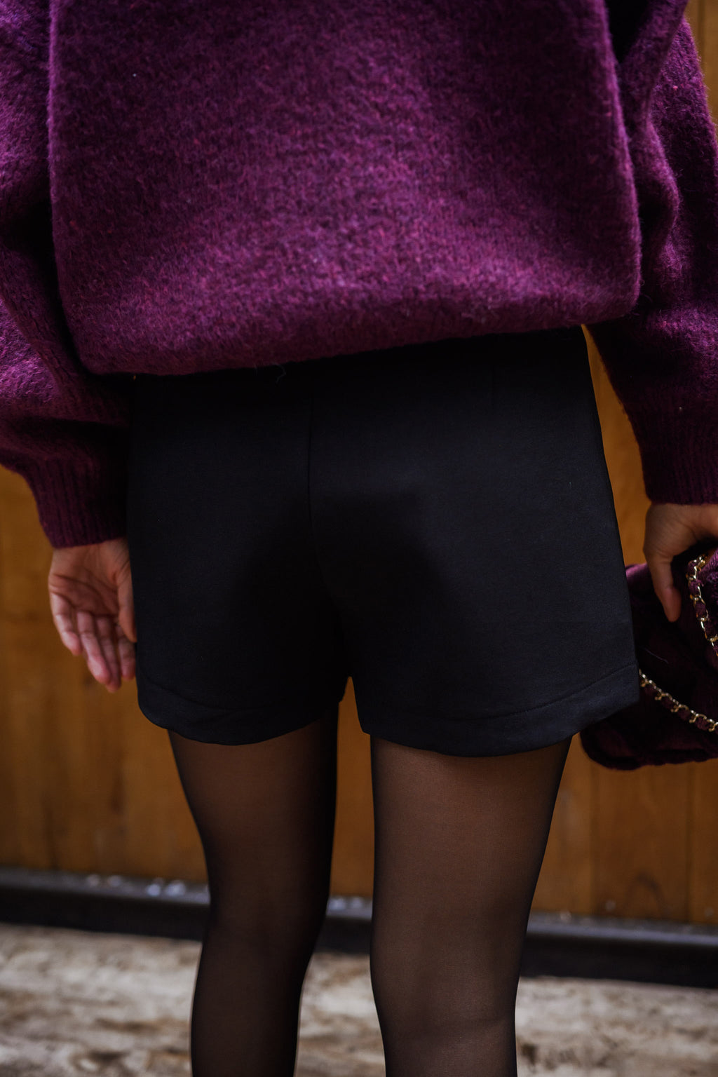 Black Alonsa Skort