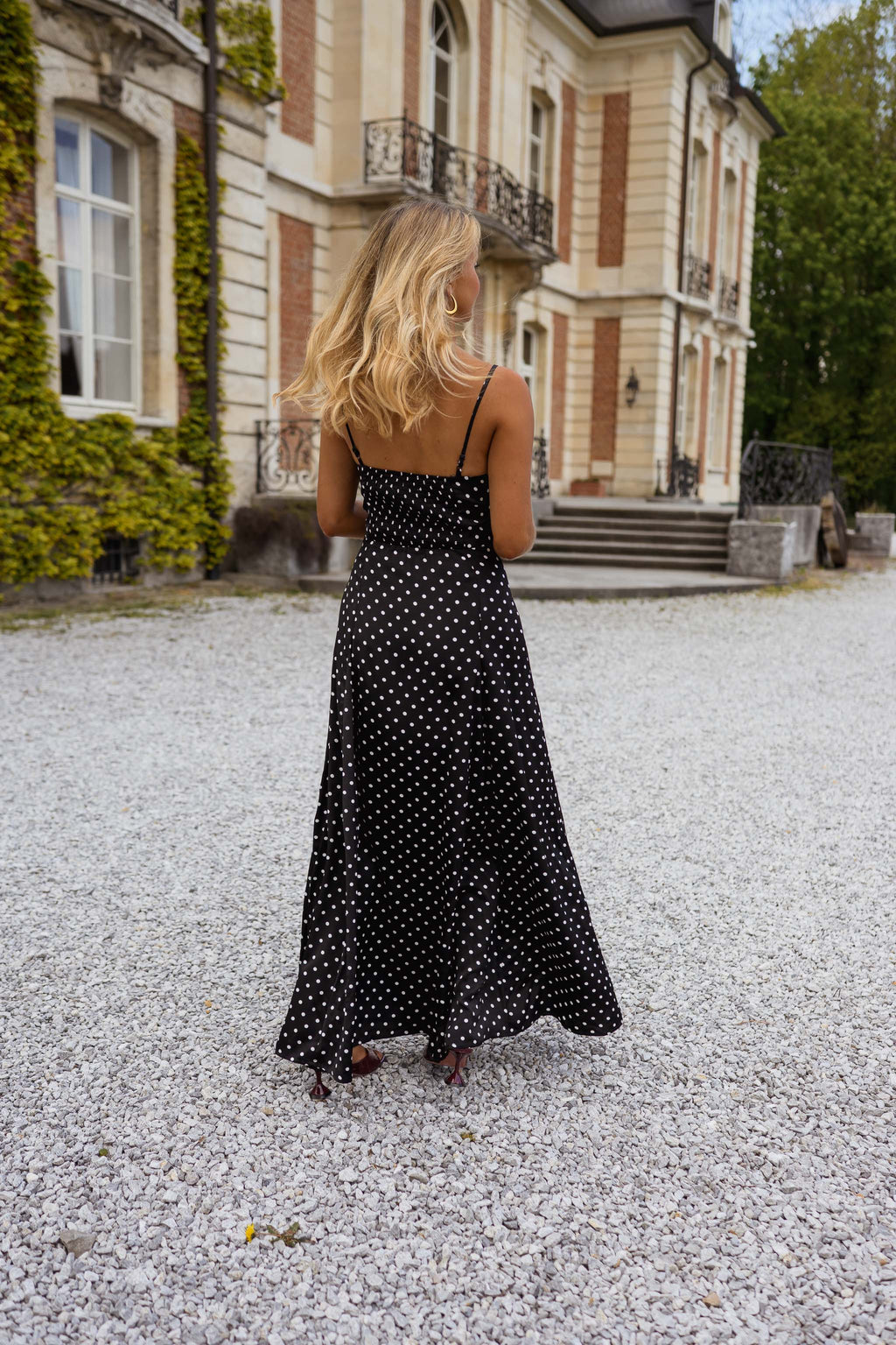 Black Polka Dot Adelaide Dress