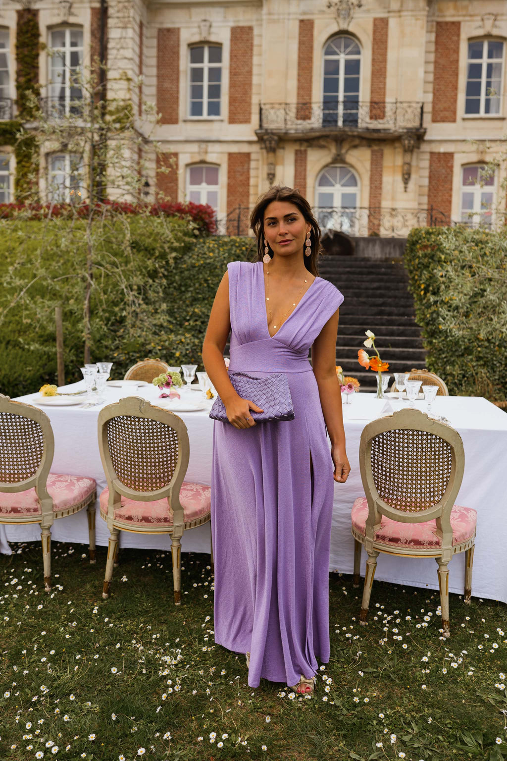 Glittery Lilac Lya Dress