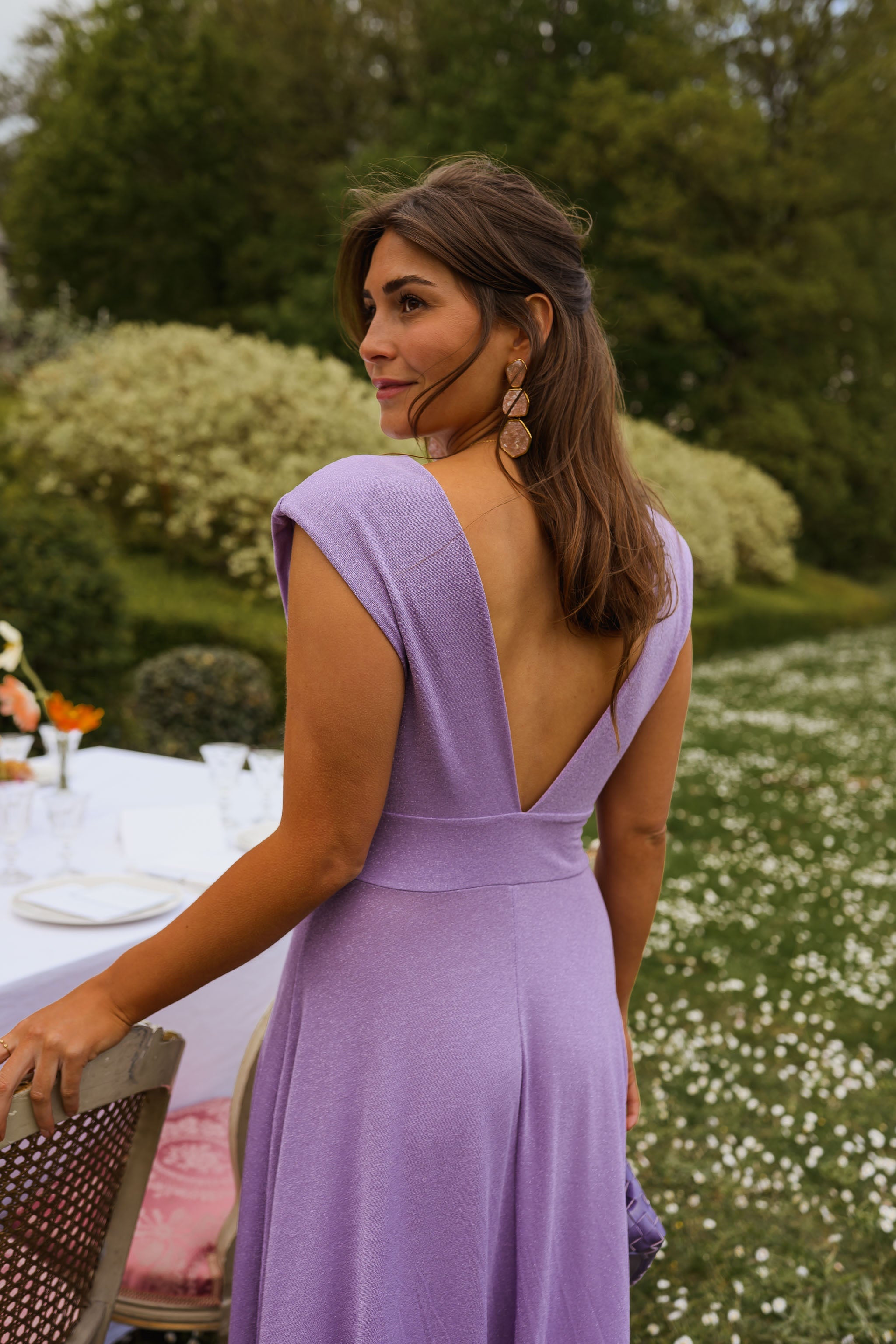 Glittery Lilac Lya Dress