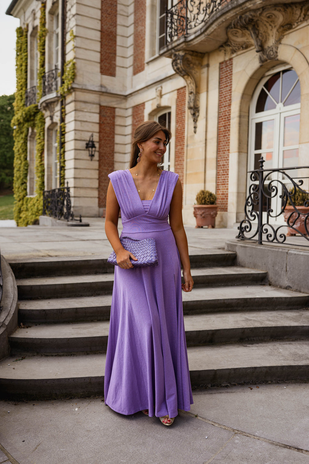 Glittery Lilac Lya Dress
