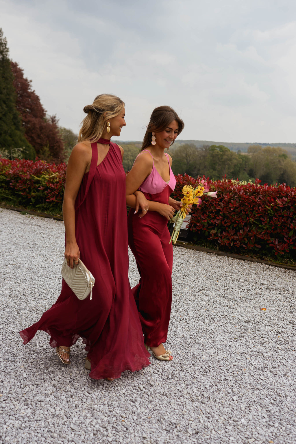 Raspberry Isia Dress