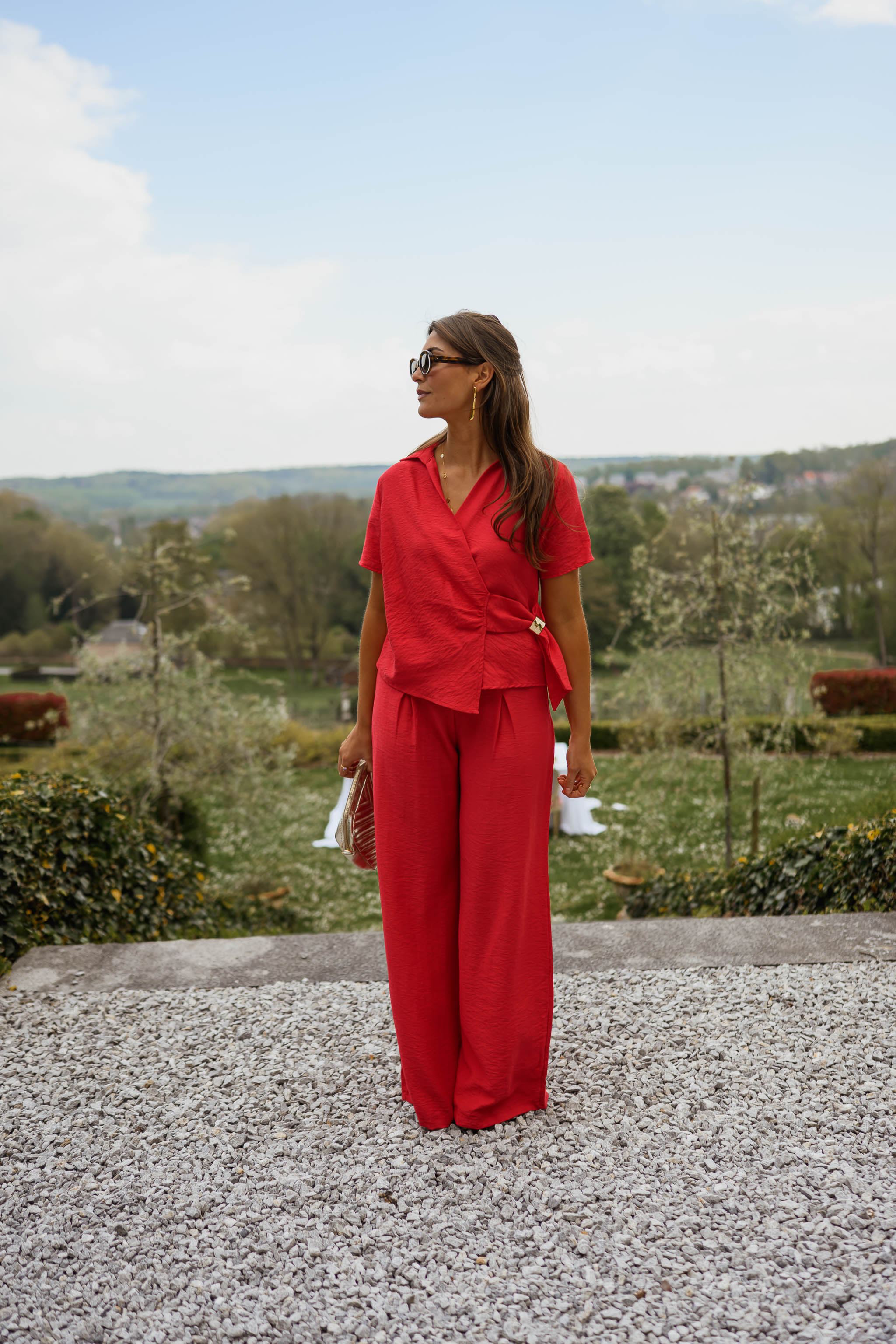 Red Patricia Blouse
