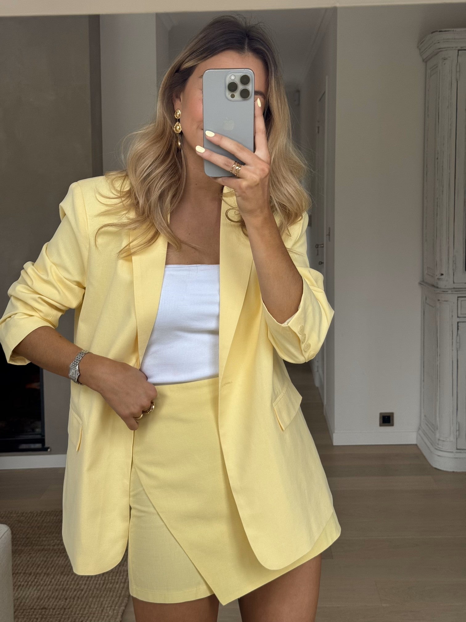 Yellow Fabio Skort
