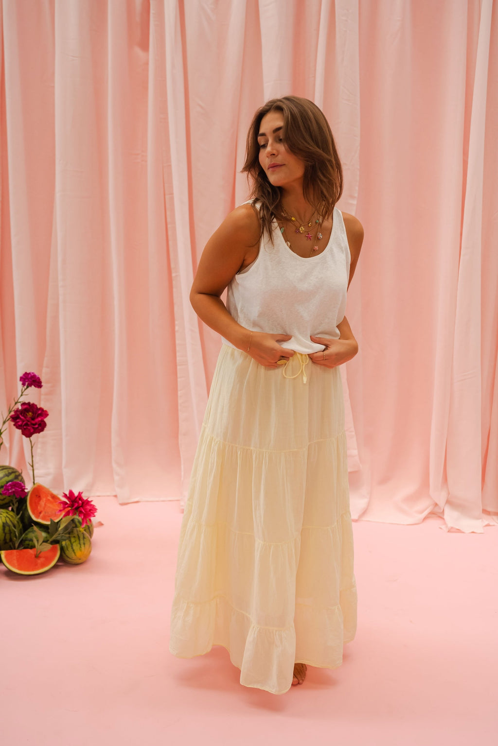Yellow Madel Skirt