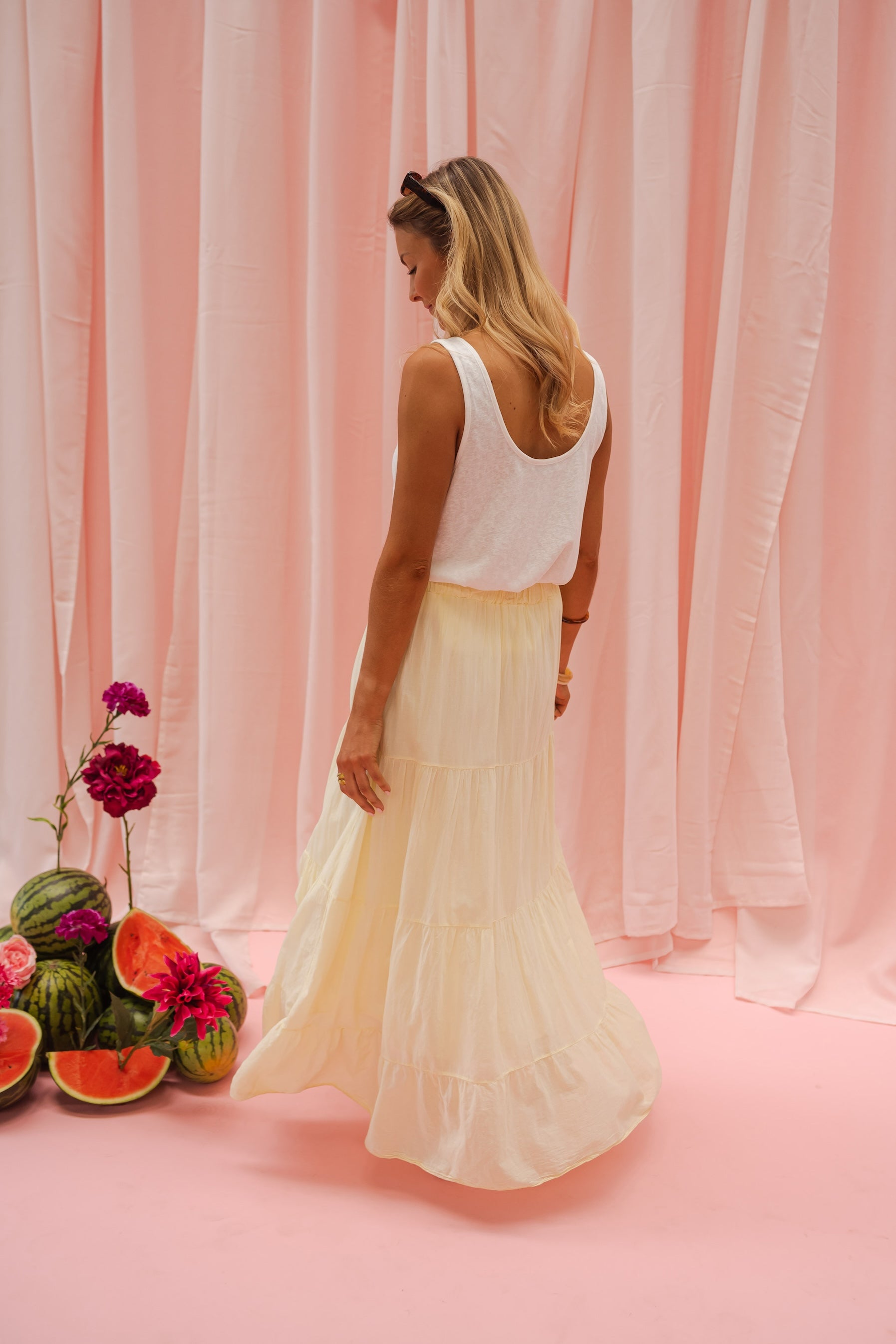 Yellow Madel Skirt